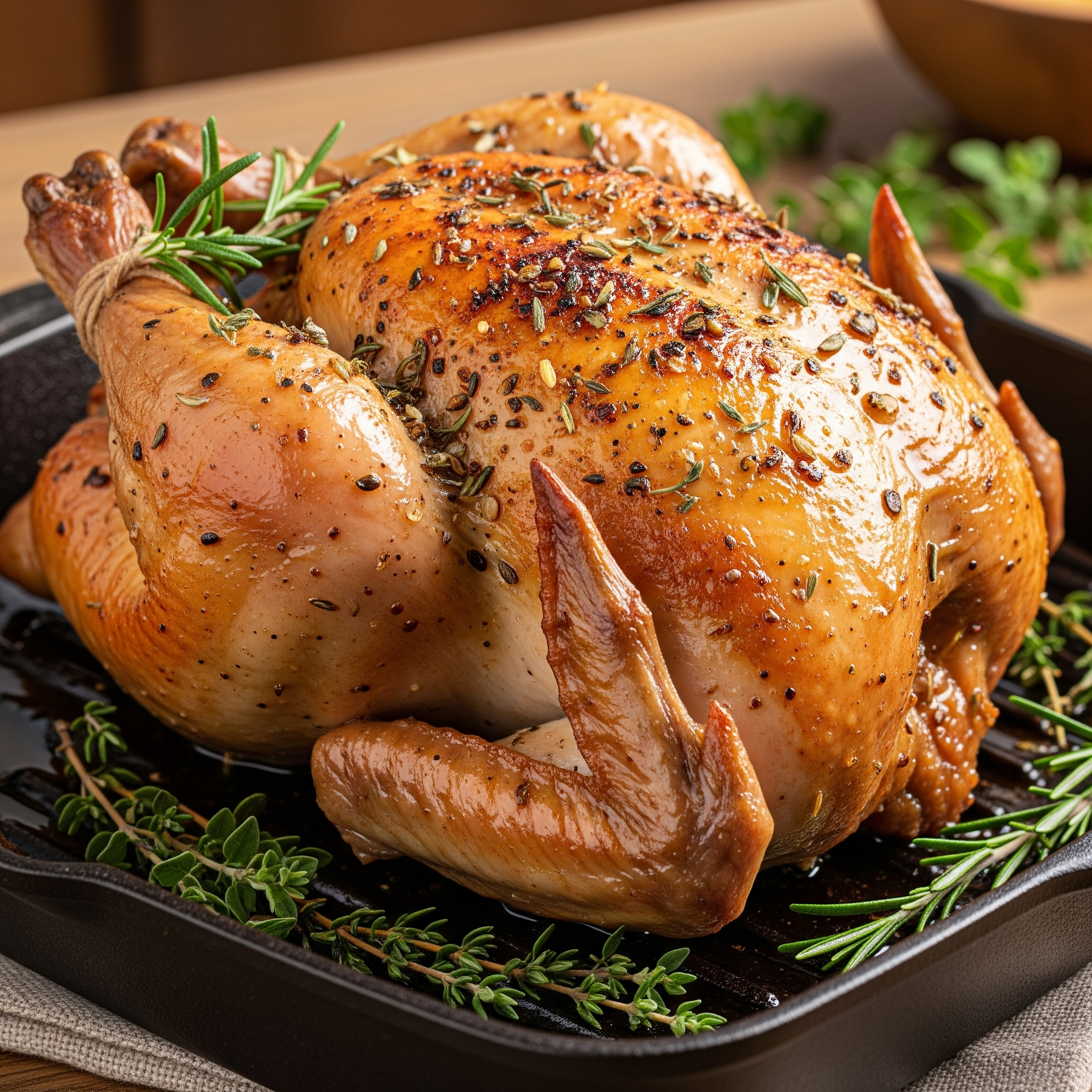 המתכון המנצח לארוחה מפסקת: עוף בתנור עם עשבי תיבול – קל, עסיסי ולא מעורר צמא