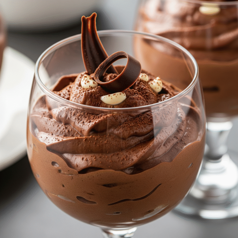 מוס שוקולד פרווה קטיפתי: קינוח קל ואלגנטי שכולם יתאהבו בו