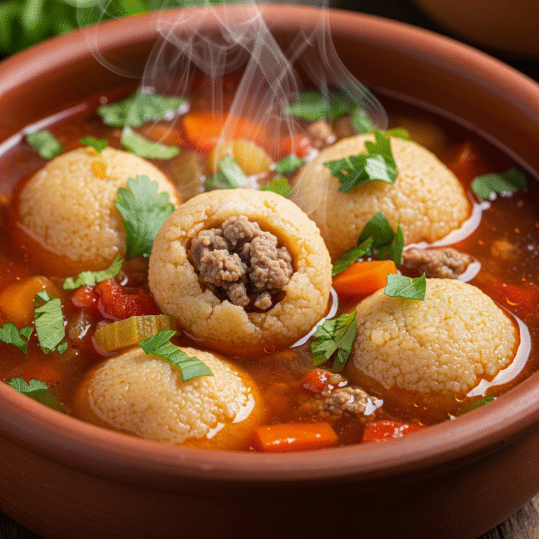 מרק קובה סולת אותנטי: מתכון אסלי למרק חמוץ עם קובות עסיסיות